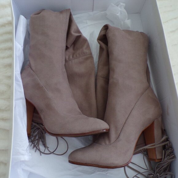 NWT Schutz suede OTK Boots 6 - Picture 14 of 15